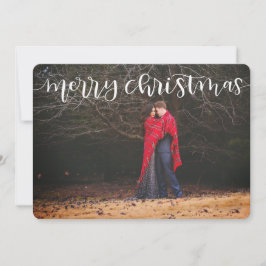 Frohe Weihnachtskarte Feiertagskarte