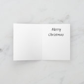 Frohe Weihnachtskarte Feiertagskarte (Innenseite)