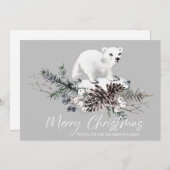 Frohe Weihnachtskarte Feiertagskarte (Vorne/Hinten)