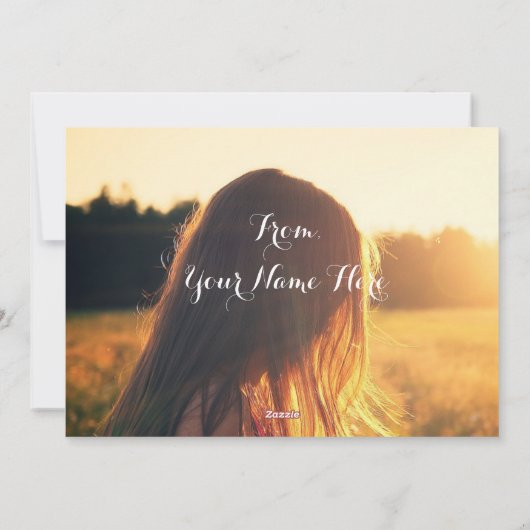 Frohe Weihnachtskarte Feiertagskarte (Rückseite)