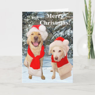 Frohe Weihnachtskarte Feiertagskarte