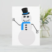 Frohe Weihnachtskarte Feiertagskarte (Stehend Vorderseite)