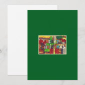 Frohe Weihnachtskarte Feiertagskarte (Vorne/Hinten)