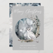 Frohe Weihnachtskarte Feiertagskarte (Vorne/Hinten)