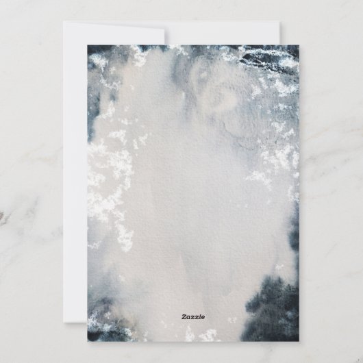 Frohe Weihnachtskarte Feiertagskarte (Rückseite)