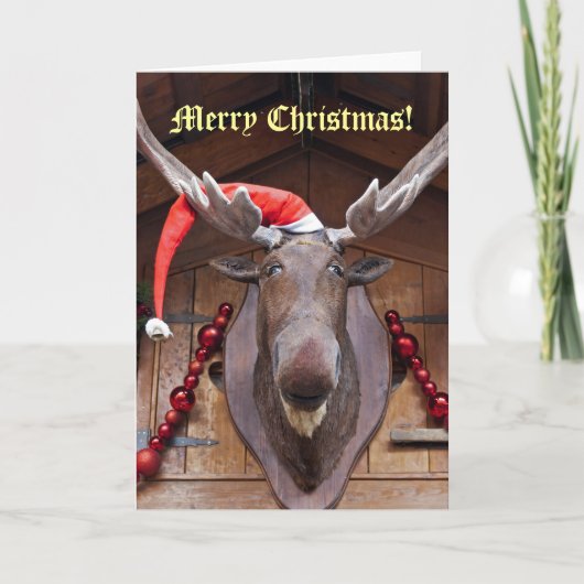 Frohe Weihnachtskarte Feiertagskarte (Vorderseite)