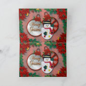 Frohe Weihnachtskarte Feiertagskarte (Innenseite)