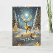 Frohe Weihnachtskarte Feiertagskarte (Vorderseite)