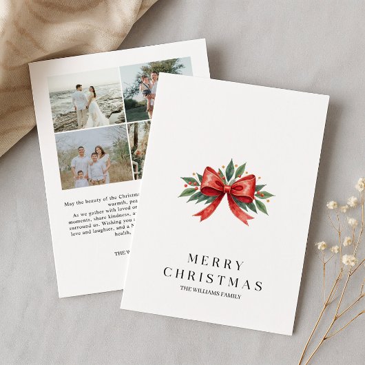 Frohe Weihnachtskarte Feiertagskarte