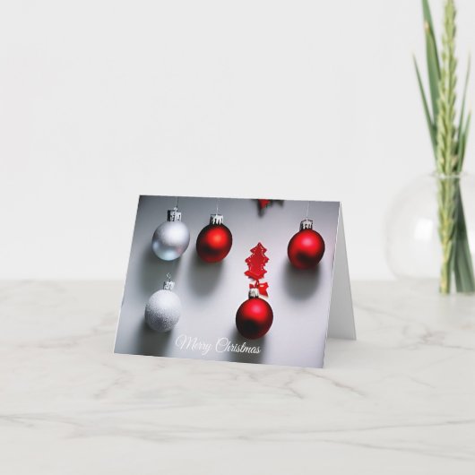Frohe Weihnachtskarte Feiertagskarte (Vorderseite)