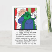 Frohe Weihnachtskarte Feiertagskarte (Vorderseite)