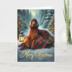 Frohe Weihnachtskarte Feiertagskarte