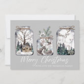 Frohe Weihnachtskarte Feiertagskarte (Vorderseite)