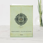 Frohe Weihnachtskarte Feiertagskarte (Rückseite)