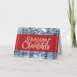 Frohe Weihnachtskarte Feiertagskarte