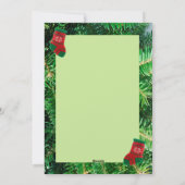 Frohe Weihnachtskarte Feiertagskarte (Rückseite)