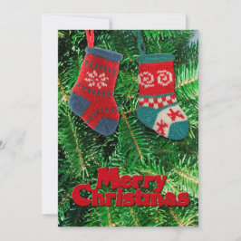 Frohe Weihnachtskarte Feiertagskarte