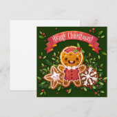 Frohe Weihnachtskarte Feiertagskarte (Vorne/Hinten)