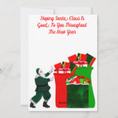 Frohe Weihnachtskarte Feiertagskarte (Rückseite)