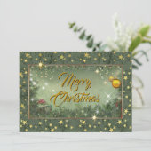 Frohe Weihnachtskarte 🎄 Feiertagskarte (Stehend Vorderseite)