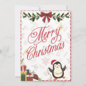 Frohe Weihnachtskarte Feiertagskarte (Vorderseite)