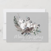 Frohe Weihnachtskarte Feiertagskarte (Vorderseite)