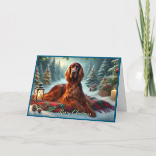Frohe Weihnachtskarte Feiertagskarte