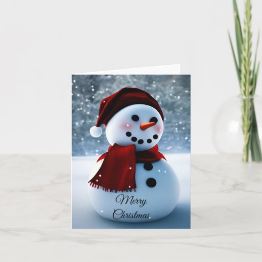 Frohe Weihnachtskarte Feiertagskarte (Vorderseite)