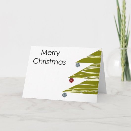 Frohe Weihnachtskarte Feiertagskarte (Vorderseite)