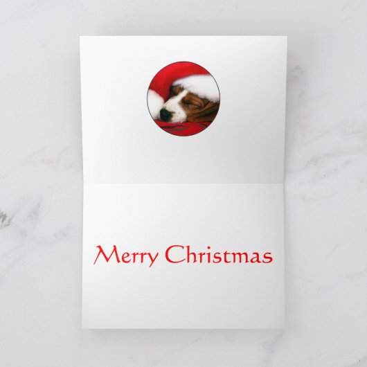 Frohe Weihnachtskarte Feiertagskarte (Innenseite)