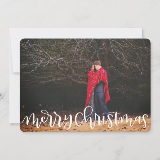 Frohe Weihnachtskarte Feiertagskarte (Vorderseite)