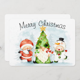 Frohe Weihnachtskarte Feiertagskarte