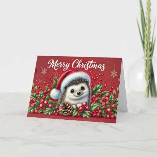 Frohe Weihnachtskarte Feiertagskarte (Vorderseite)