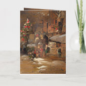 Frohe Weihnachtskarte Feiertagskarte (Rückseite)