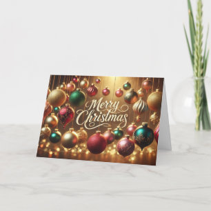 Frohe Weihnachtskarte Feiertagskarte