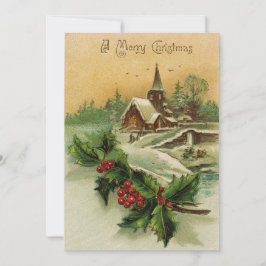 Frohe Weihnachtskarte Feiertagskarte