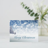 Frohe Weihnachtskarte Feiertagspostkarte (Stehend Vorderseite)