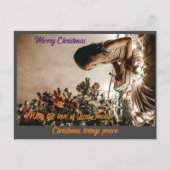 Frohe Weihnachtskarte Feiertagspostkarte (Vorderseite)