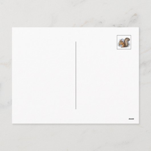 Frohe Weihnachtskarte Feiertagspostkarte (Rückseite)