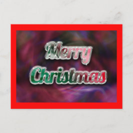 Frohe Weihnachtskarte Feiertagspostkarte