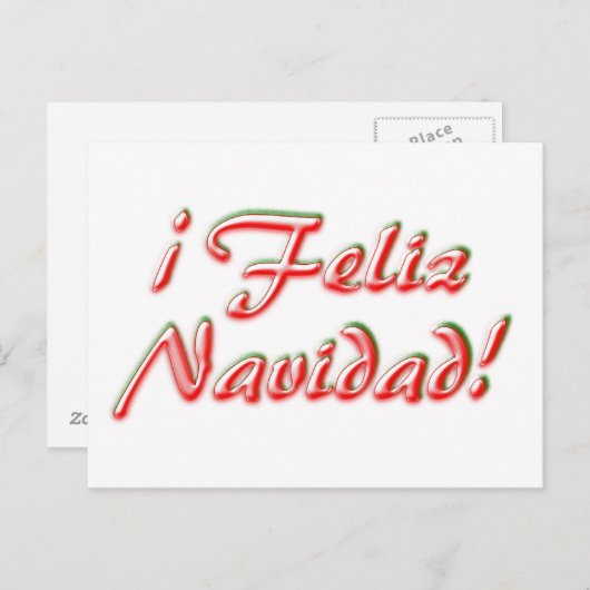 Frohe Weihnachtskarte Feiertagspostkarte (Vorne/Hinten)