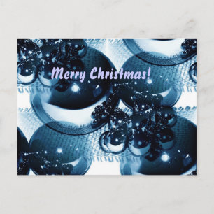 Frohe Weihnachtskarte Feiertagspostkarte