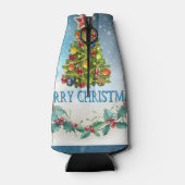 Frohe Weihnachtskarte Flaschenkühler (Rückseite)