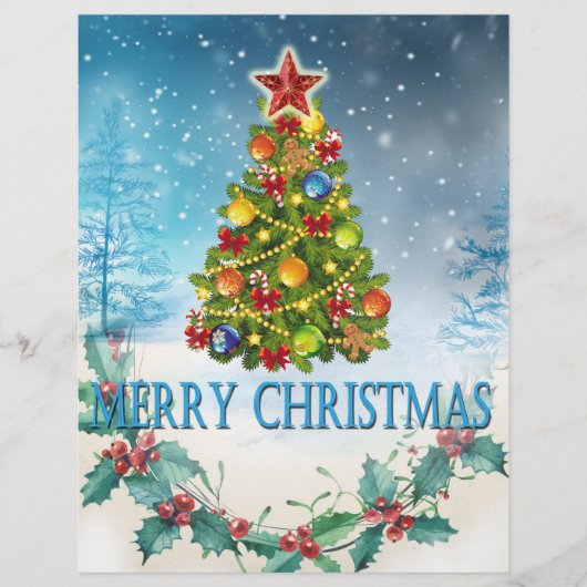 Frohe Weihnachtskarte Flyer (Vorne)