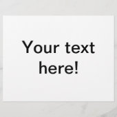 Frohe Weihnachtskarte Flyer (Hinten)