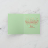 Frohe Weihnachtskarte für Lehrer Karte (Innenseite)