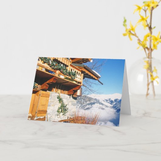 Frohe Weihnachtskarte Karte (Gelbe Blume)