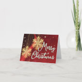Frohe Weihnachtskarte Karte (Vorderseite)