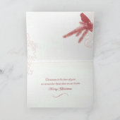 Frohe Weihnachtskarte Karte (Innenseite)