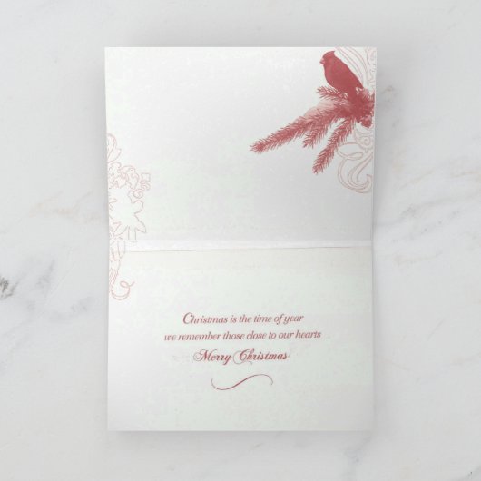 Frohe Weihnachtskarte Karte (Innenseite)